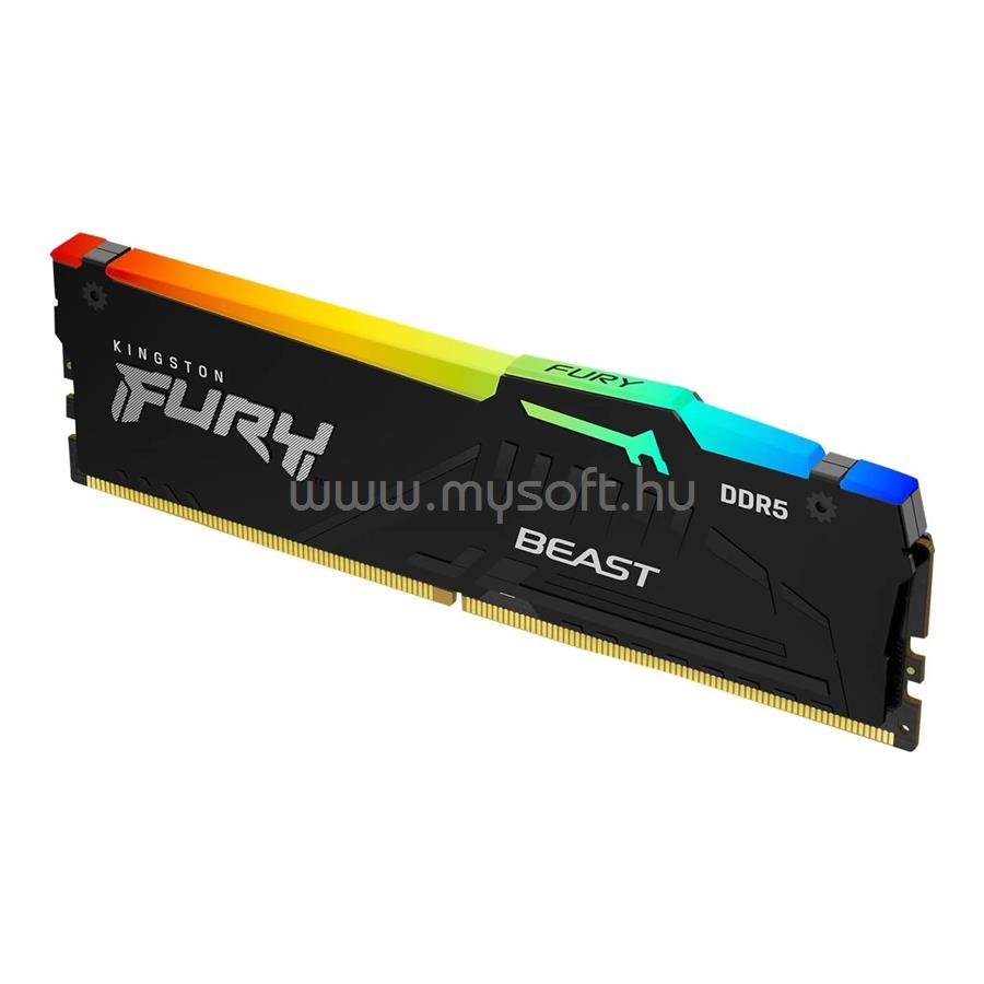 KINGSTON DIMM memória 16GB DDR5 6000MHz CL36 FURY Beast RGB EXPO