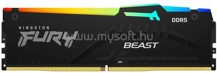 KINGSTON DIMM memória 16GB DDR5 6000MHz CL40 FURY BEAST BLACK RGB