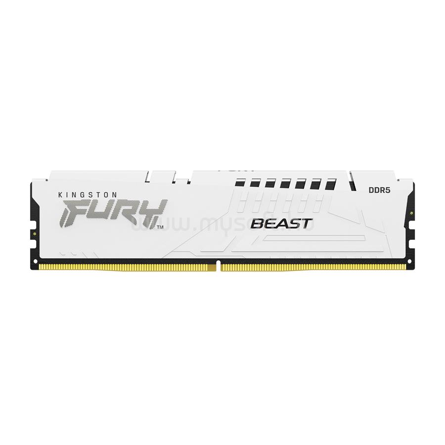 KINGSTON DIMM memória 16GB DDR5 6000MHz CL40 FURY BEAST WHITE XMP