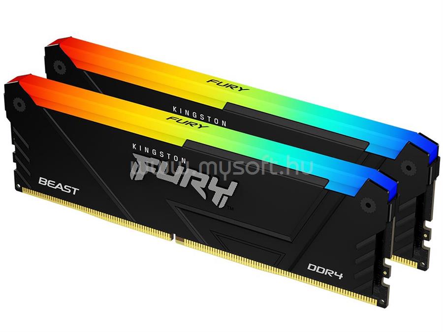 KINGSTON DIMM memória 2X16GB DDR4 3600MHz CL18 FURY Beast RGB