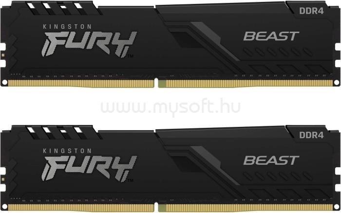 KINGSTON DIMM memória 2X16GB DDR4 2666MHz CL16 FURY BEAST BLACK