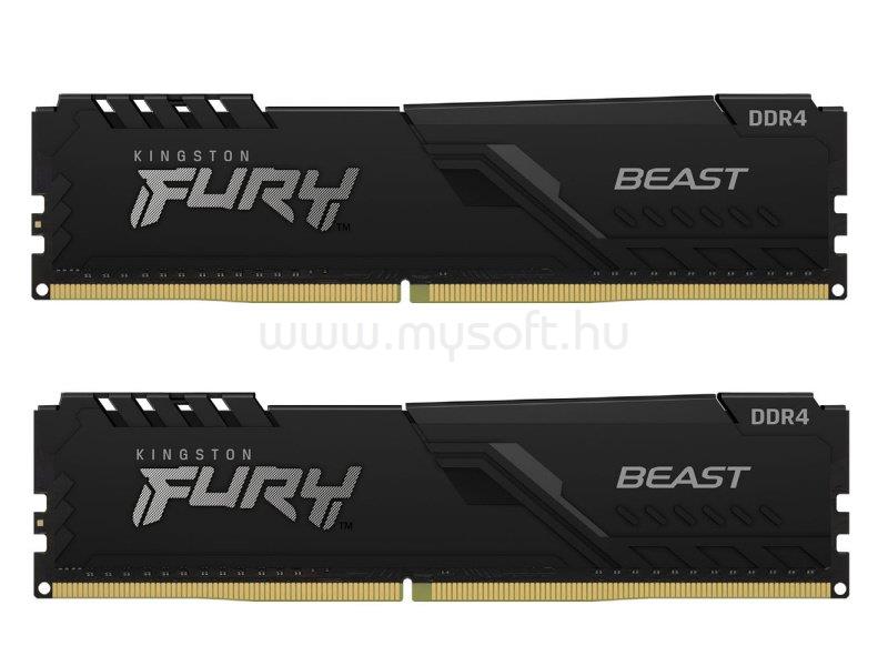 KINGSTON DIMM memória 2X16GB DDR4 2666MHz CL16 FURY BEAST BLACK