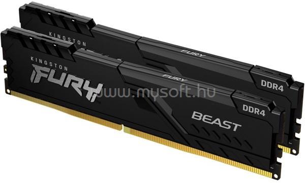 KINGSTON DIMM memória 2X16GB DDR4 3200MHz CL16 FURY BEAST BLACK