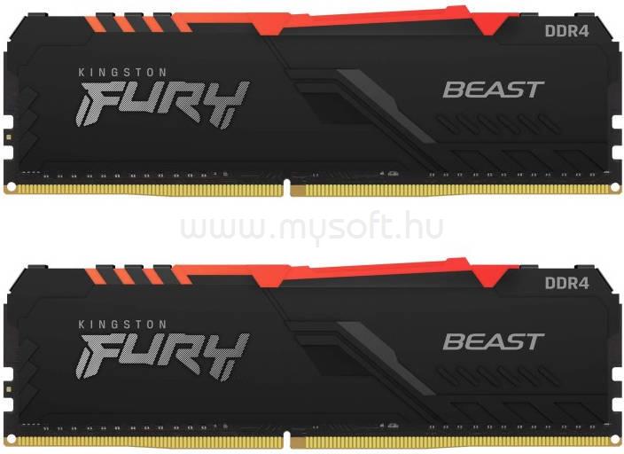 KINGSTON DIMM memória 2X16GB DDR4 3600MHz CL18 FURY BEAST RGB