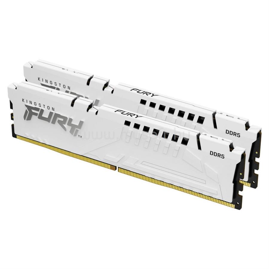 KINGSTON DIMM memória 2X16GB DDR5 5600MHz CL36 FURY Beast White