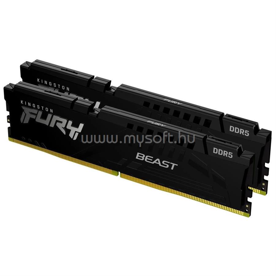 KINGSTON DIMM memória 2X16GB DDR5 6000MHz CL30 FURY Beast Black EXPO