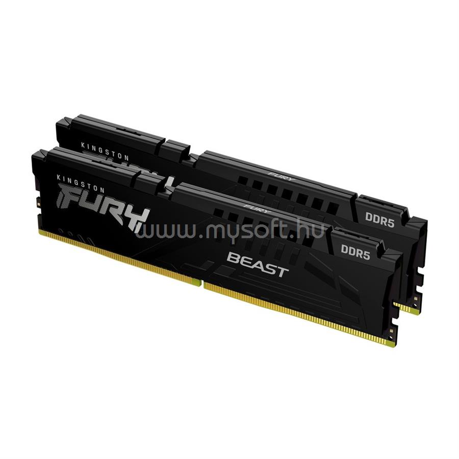 KINGSTON DIMM memória 2X16GB DDR5 6000MHz CL36 FURY Beast Black