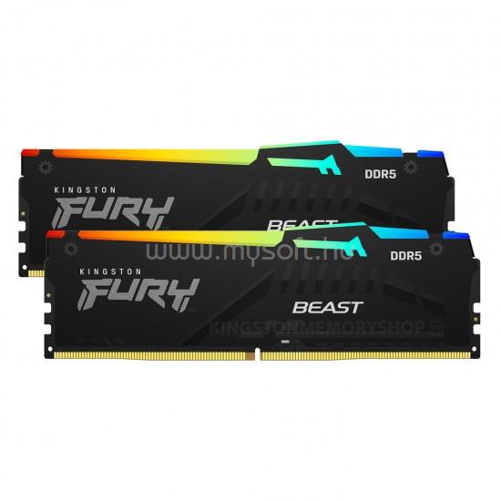 KINGSTON DIMM memória 2X16GB DDR5 6000MHz CL36 FURY Beast RGB