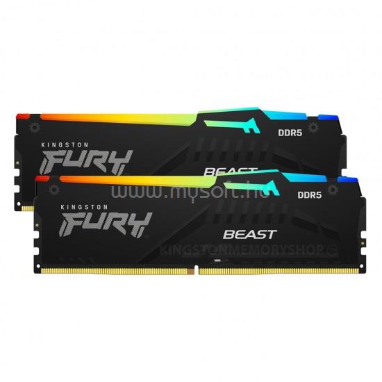 KINGSTON DIMM memória 2X16GB DDR5 6000MHz CL36 FURY Beast RGB