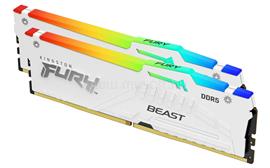 KINGSTON DIMM memória 2X16GB DDR5 6000MHz CL36 FURY Beast White RGB EXPO KF560C36BWE2AK2-32 small