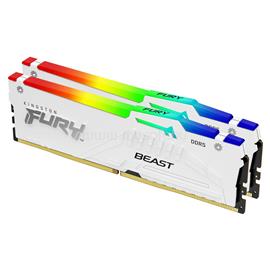 KINGSTON DIMM memória 2X16GB DDR5 6400MHz CL32 FURY Beast White RGB EXPO KF564C32BWEAK2-32 small