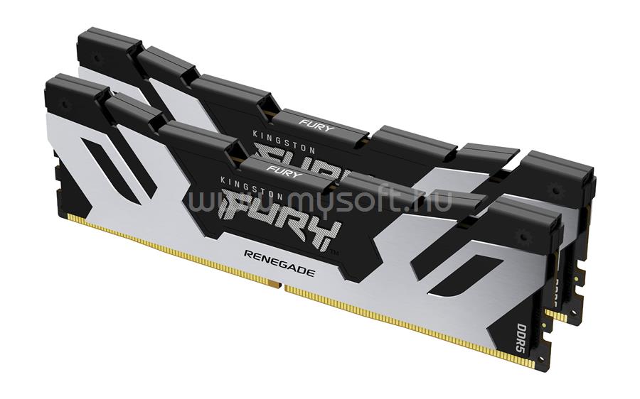 KINGSTON DIMM memória 2X16GB DDR5 6400MHz CL32 FURY RENEGADE SILVER