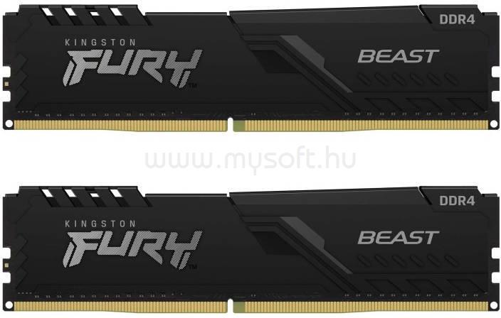 KINGSTON DIMM memória 2X32GB DDR4 3200MHz CL16 FURY BEAST BLACK