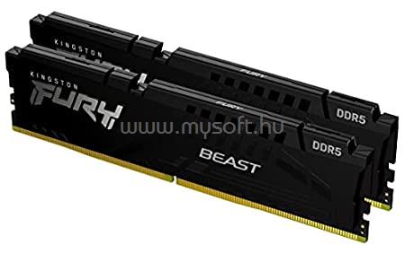 KINGSTON DIMM memória 2X32GB DDR5 5200MHz CL36 FURY Beast Black EXPO