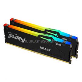 KINGSTON DIMM memória 2X32GB DDR5 5200MHz CL36 FURY Beast RGB EXPO KF552C36BBEAK2-64 small