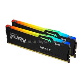 KINGSTON DIMM memória 2X32GB DDR5 5200MHz CL40 FURY BEAST RGB KF552C40BBAK2-64 small