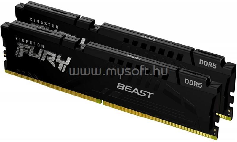 KINGSTON DIMM memória 2X32GB DDR5 5600MHz CL36 FURY Beast Black EXPO