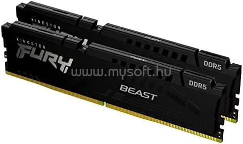 KINGSTON DIMM memória 2X32GB DDR5 6000MHz CL36 FURY Beast Black EXPO