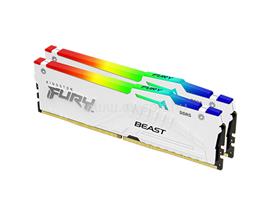 KINGSTON DIMM memória 2X32GB DDR5 6000MHz CL36 FURY Beast White RGB KF560C36BWEAK2-64 small