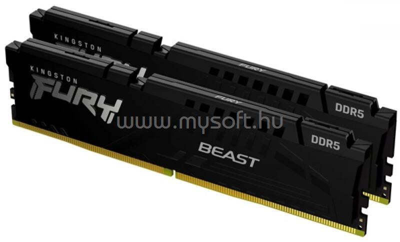 KINGSTON DIMM memória 2X32GB DDR5 6000MHz CL40 FURY Beast Black XMP