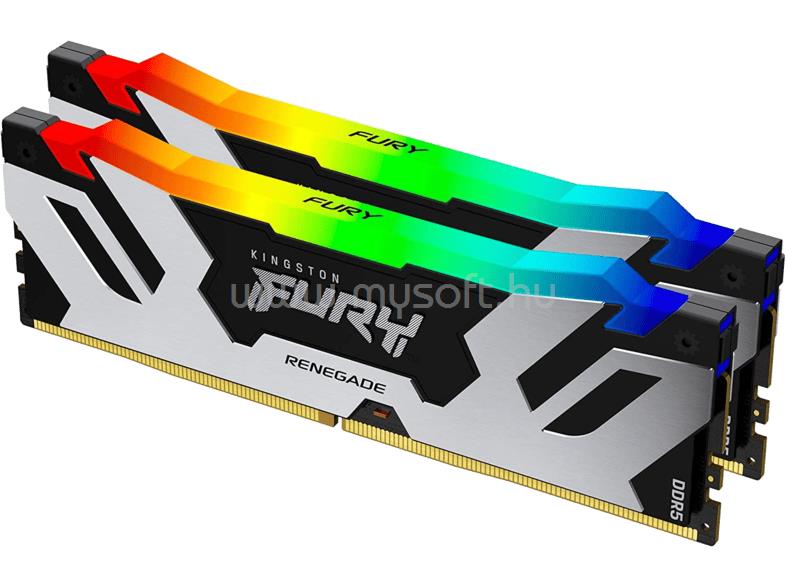 KINGSTON DIMM memória 2X48GB DDR5 6000MHz CL32 FURY Renegade RGB XMP