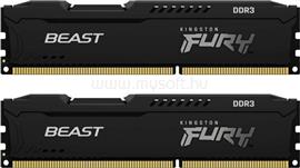 KINGSTON DIMM memória 2X4GB DDR3 1866MHz CL10 FURY BEAST BLACK KF318C10BBK2/8 small