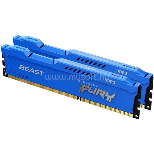 KINGSTON DIMM memória 2X8GB DDR3 1600MHz CL10 FURY BEAST BLUE