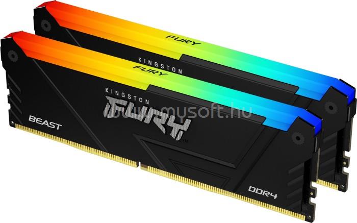 KINGSTON DIMM memória 2X8GB DDR4 3200MHz CL16 FURY Beast RGB