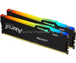 KINGSTON DIMM memória 2X8GB DDR5 5200MHz CL40 FURY Beast RGB