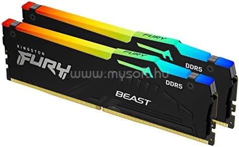 KINGSTON DIMM memória 2X8GB DDR5 5600MHz CL36 FURY Beast RGB EXPO