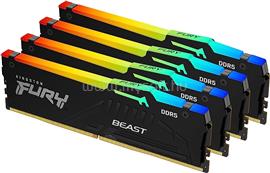 KINGSTON DIMM memória 4X32GB DDR5 5200MHz CL40 FURY BEAST RGB XMP KF552C40BBAK4-128 small