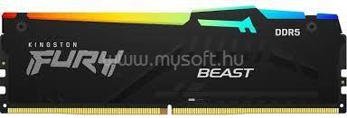 KINGSTON DIMM memória 8GB DDR5 5200MHz CL36 FURY Beast RGB EXPO
