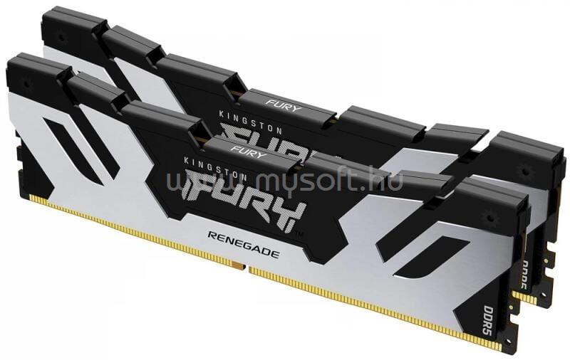 KINGSTON DIMM memória 2X32GB DDR5 6000MHz CL32 FURY Renegade Silver XMP