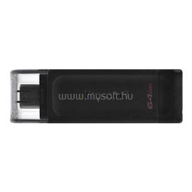 KINGSTON DT 70 USB3.2 Type-C 64GB pendrive (fekete) DT70/64GB small