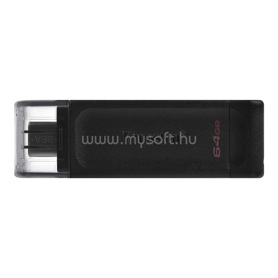 KINGSTON DT 70 USB3.2 Type-C 64GB pendrive (fekete)