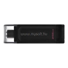 KINGSTON DT 70 USB3.2 Type-C 256GB pendrive (fekete) DT70/256GB small