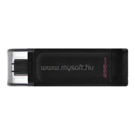 KINGSTON DT 70 pendrive/USB Stick Type-C 3.2, Gen 1, 256GB FEKETE DT70/256GB small