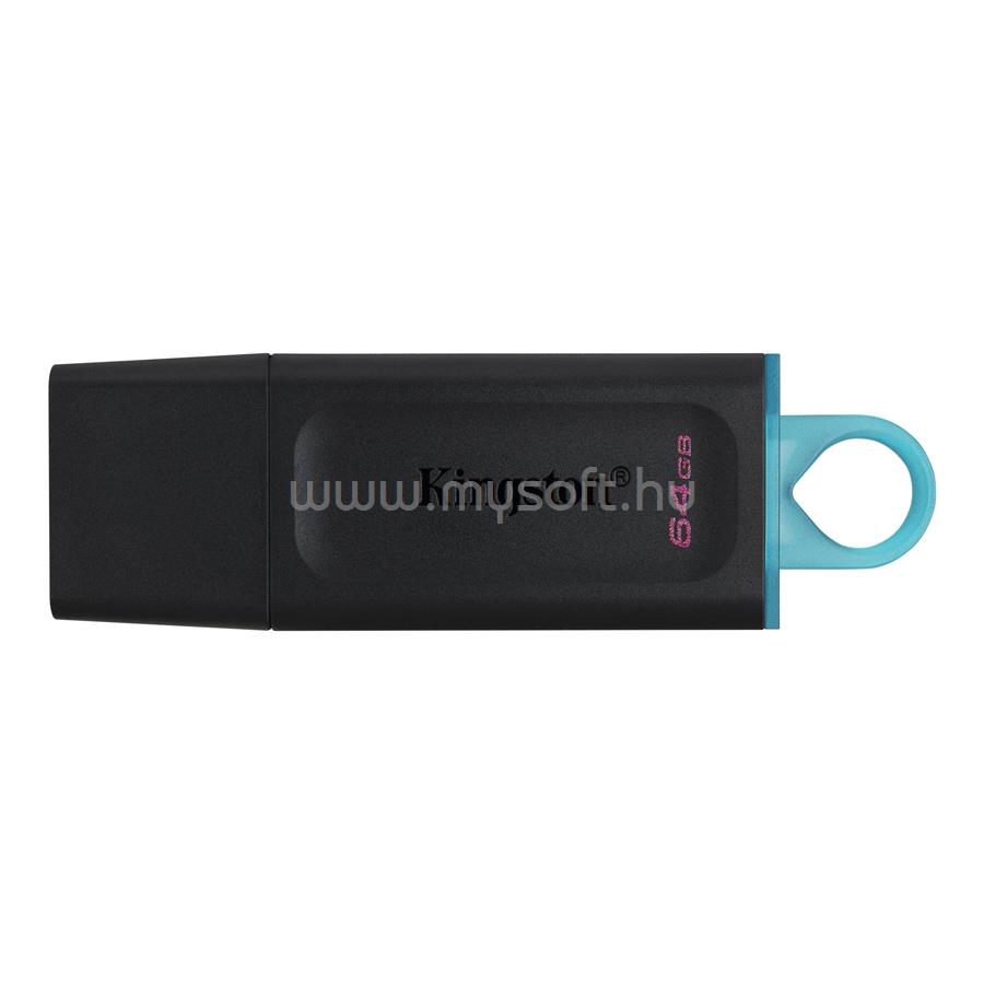 KINGSTON DT Exodia USB 3.2 64GB pendrive (fekete-kékeszöld)