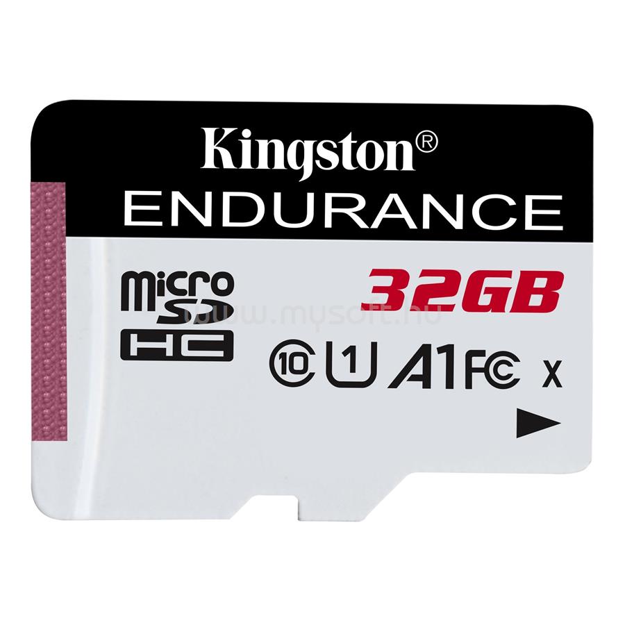 KINGSTON High Endurance MicroSDHC 32GB, Class10, UHS-I U1 A1 memóriakártya