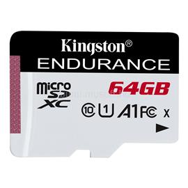 KINGSTON High Endurance MicroSDXC 64GB, Class10, UHS-I U1 A1 memóriakártya SDCE/64GB small
