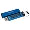 KINGSTON IronKey Keypad 200 USB 3.2 16GB pendrive (kék) IKKP200/16GB small