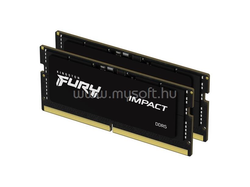 KINGSTON SODIMM memória 2X16GB DDR5 5600MHz CL40 FURY Impact PnP