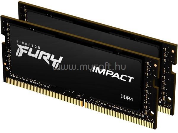 KINGSTON SODIMM memória 2X32GB DDR4 2666MHz CL16 FURY IMPACT BLACK