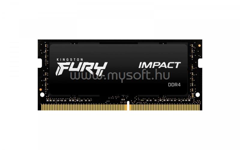 KINGSTON SODIMM memória 32GB DDR4 3200MHz CL20 FURY IMPACT BLACK