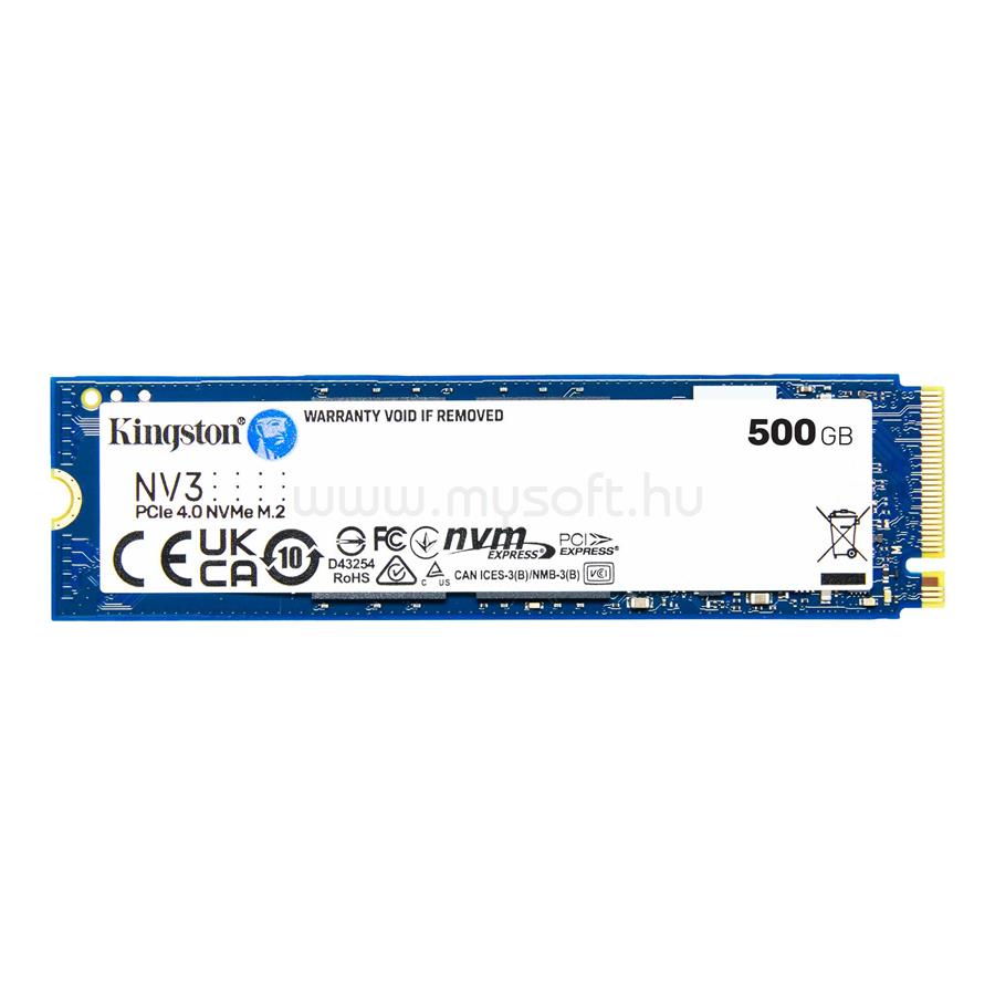KINGSTON SSD 500GB M.2 2280 NVMe PCIe 4.0 NV3