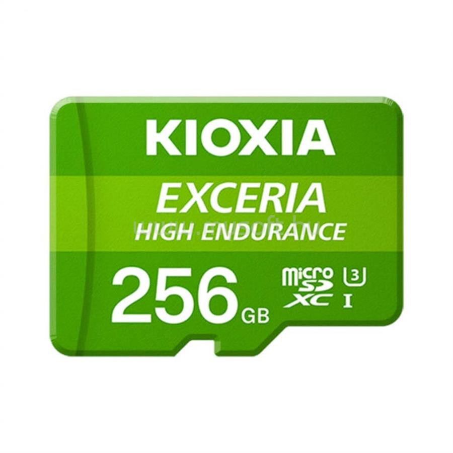 KIOXIA Memóriakártya MicroSDXC 256GB Exceria High Endurance CL10 UHS-I U3 + Adapter (TOSHIBA)