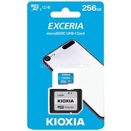 KIOXIA Memóriakártya SDXC 256GB CL10 UHS-I + adapter (TOSHIBA) LMEX1L256GG2 small