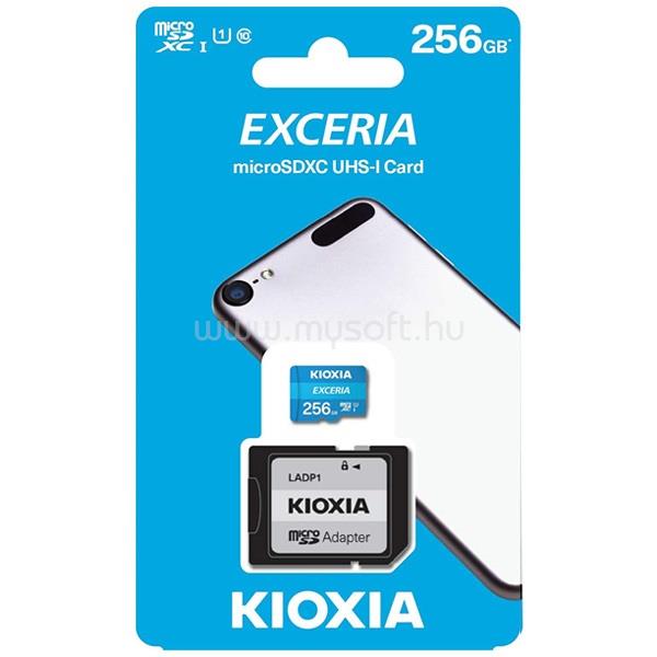 KIOXIA Memóriakártya SDXC 256GB CL10 UHS-I + adapter (TOSHIBA)