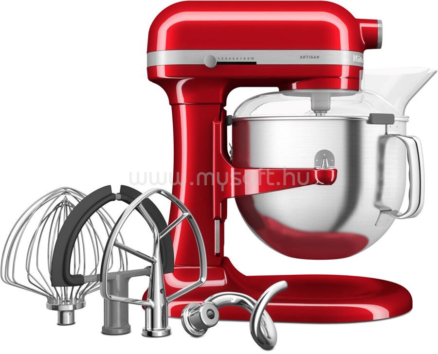 KITCHENAID Artisan Robot 185 konyhai robotgép (metálpiros)