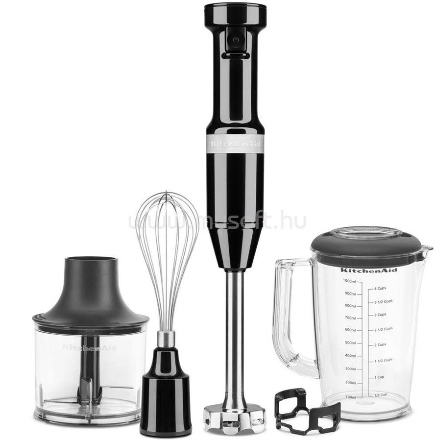 KITCHENAID botmixer tartozékokkal (fekete)